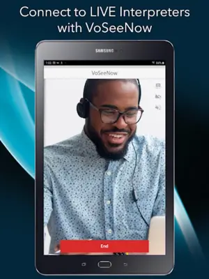 VoSee ASL Interpreter Service android App screenshot 0